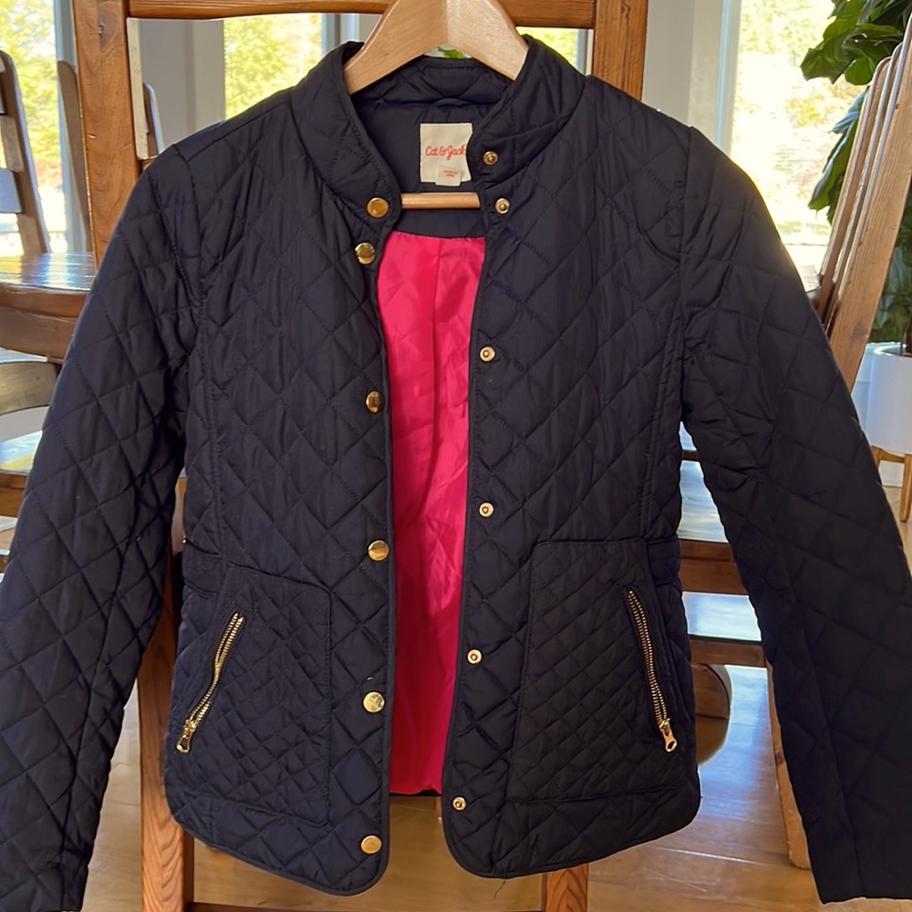 Girls Cat & Jack Fall Quilted Coat